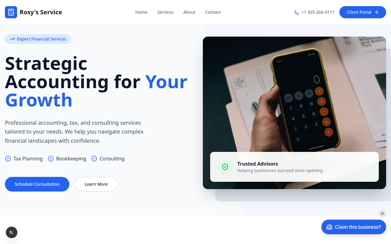 Summit Accounting website design
